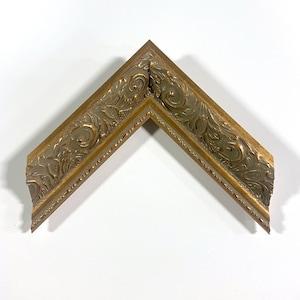 1 7/8&quot; Readymade Wood Picture Frame (Gold Ornate Swirls)