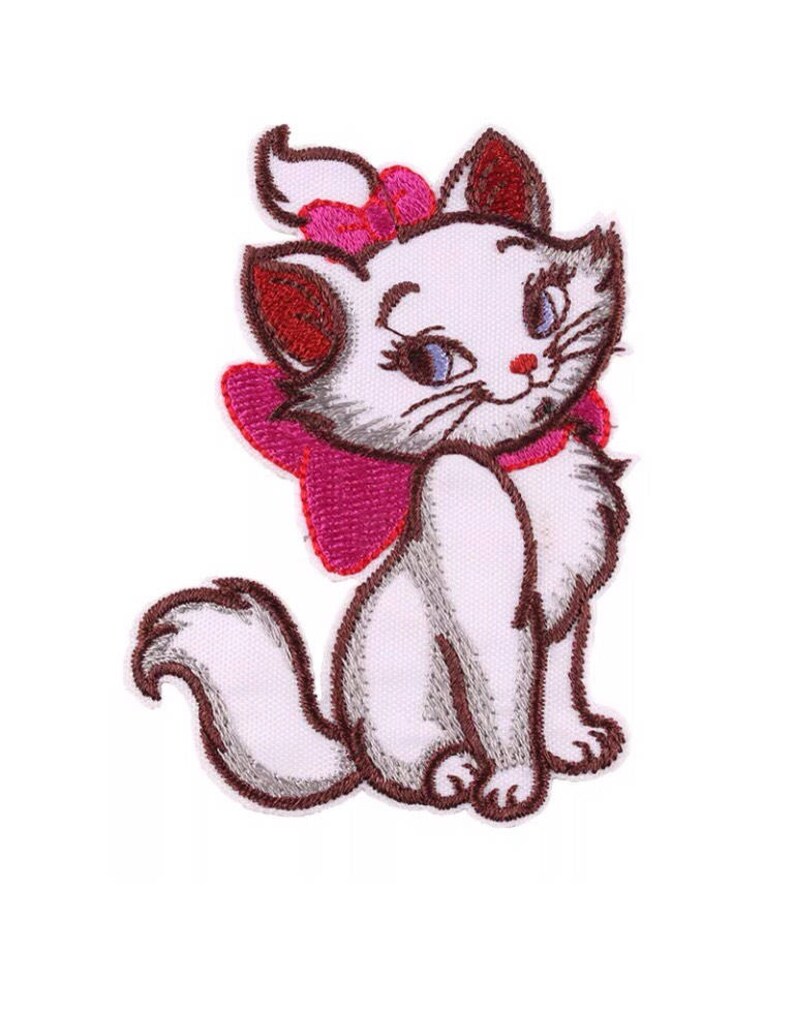 Marie the Cat Iron On Patch Etsy
