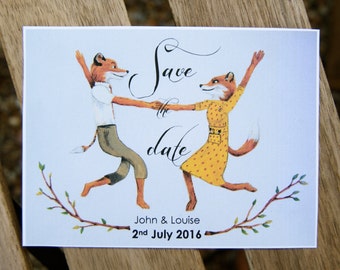 Fantastic Mr Fox Save the Date cards