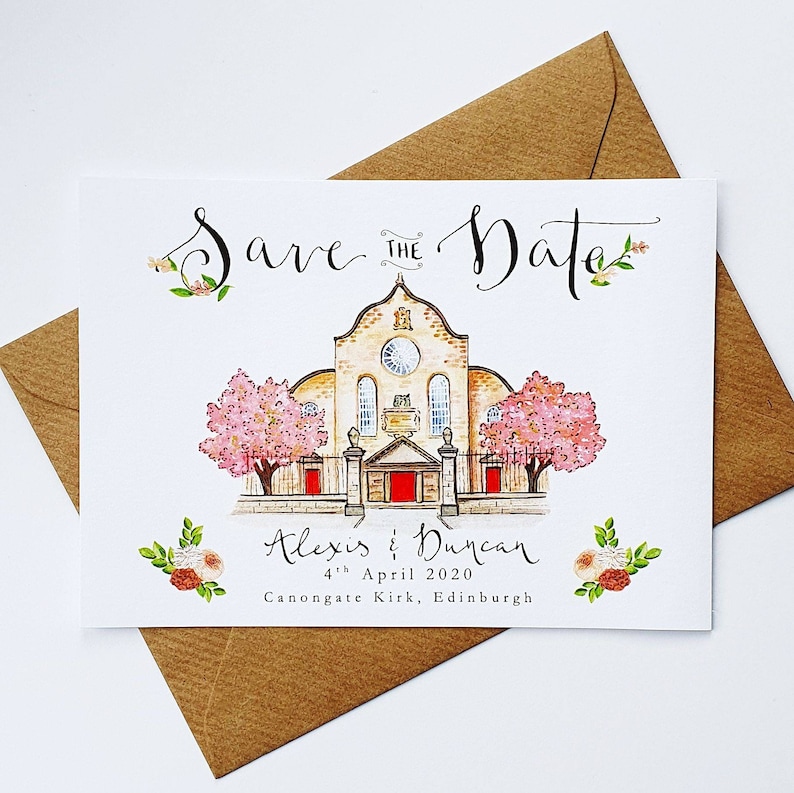 Save the Date illustriert