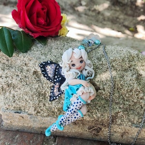 Necklace with fairy doll