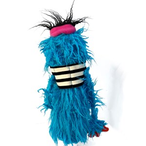 Blue Shaggy Shnoz-Pro, Professional Monster Hand Puppet image 8