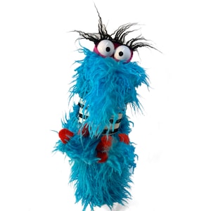 Blue Shaggy Shnoz-Pro, Professional Monster Hand Puppet image 4