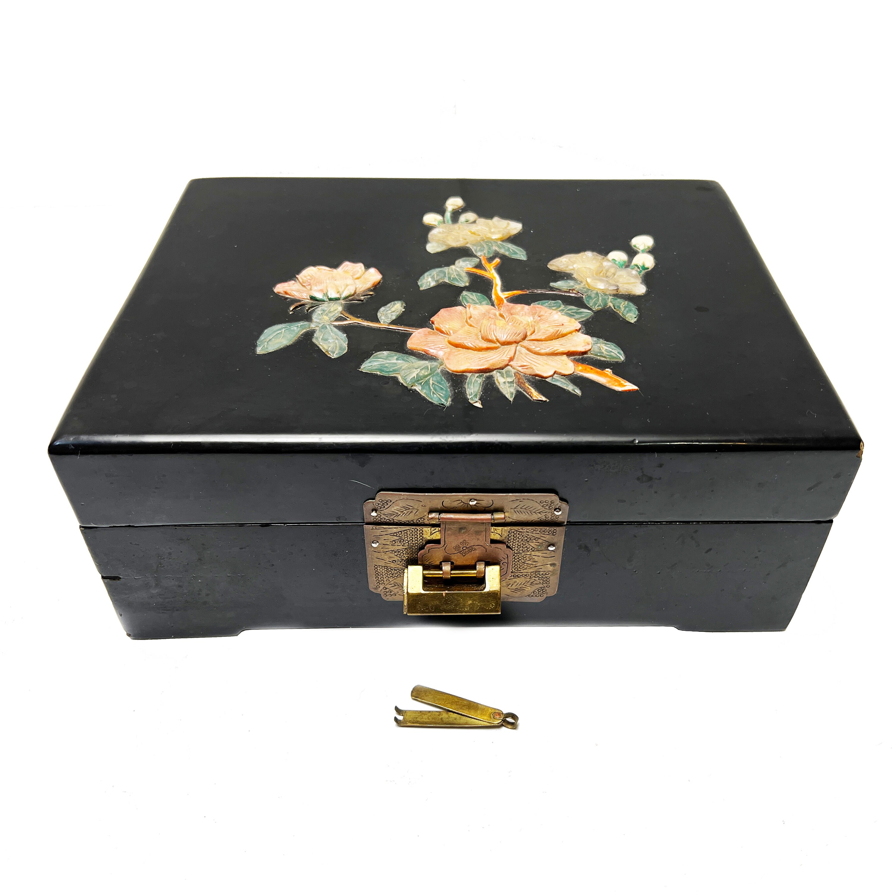 Chinese Jewellery Box Antique Vintage Chinese Jewelry Box Lacquer