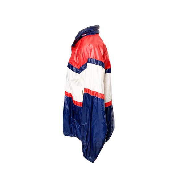 Retro Color Block Classic Track Jacket W/ Removab… - image 2
