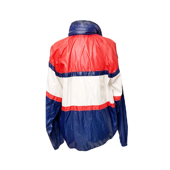 Retro Color Block Classic Track Jacket W/ Removab… - image 3