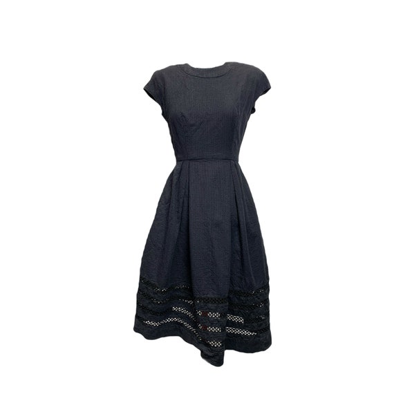 Elegant Fit & Flare Black Dress - image 1