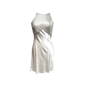 glitter slinky dress Linda Lace-Up Glitter Sequin Skater Party Dress main image 0