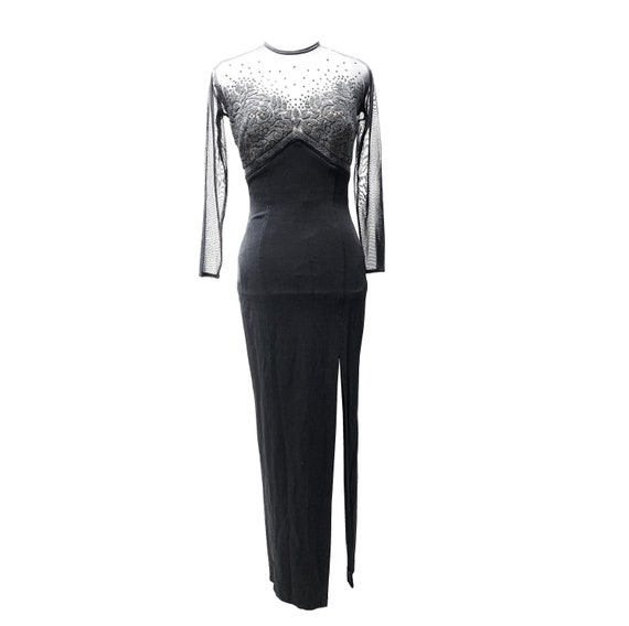 Vintage Tadashi Shoji Bodycon Black 