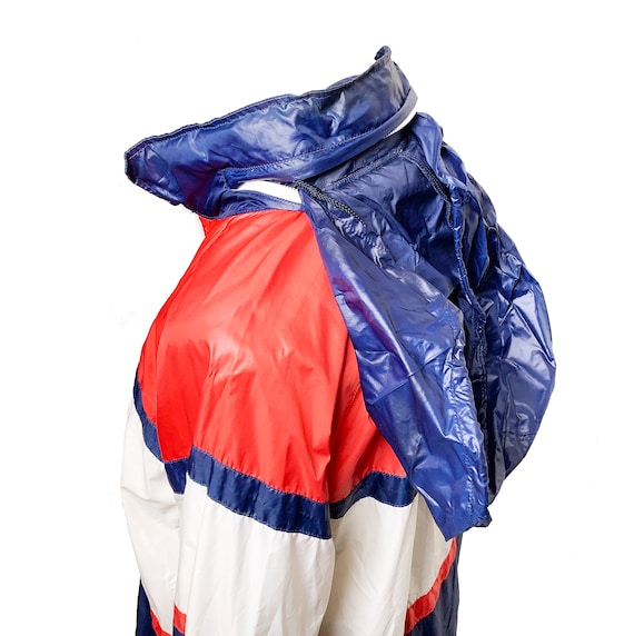 Retro Color Block Classic Track Jacket W/ Removab… - image 4