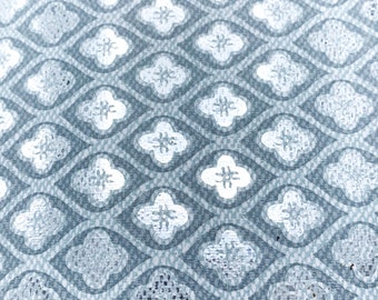 1970's Authentic Ron Brejtfus Color Blocked Textile on Canvas