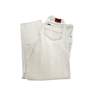 90er Lee Straight Leg Grunge Boyfriend Grey Denim Jeans