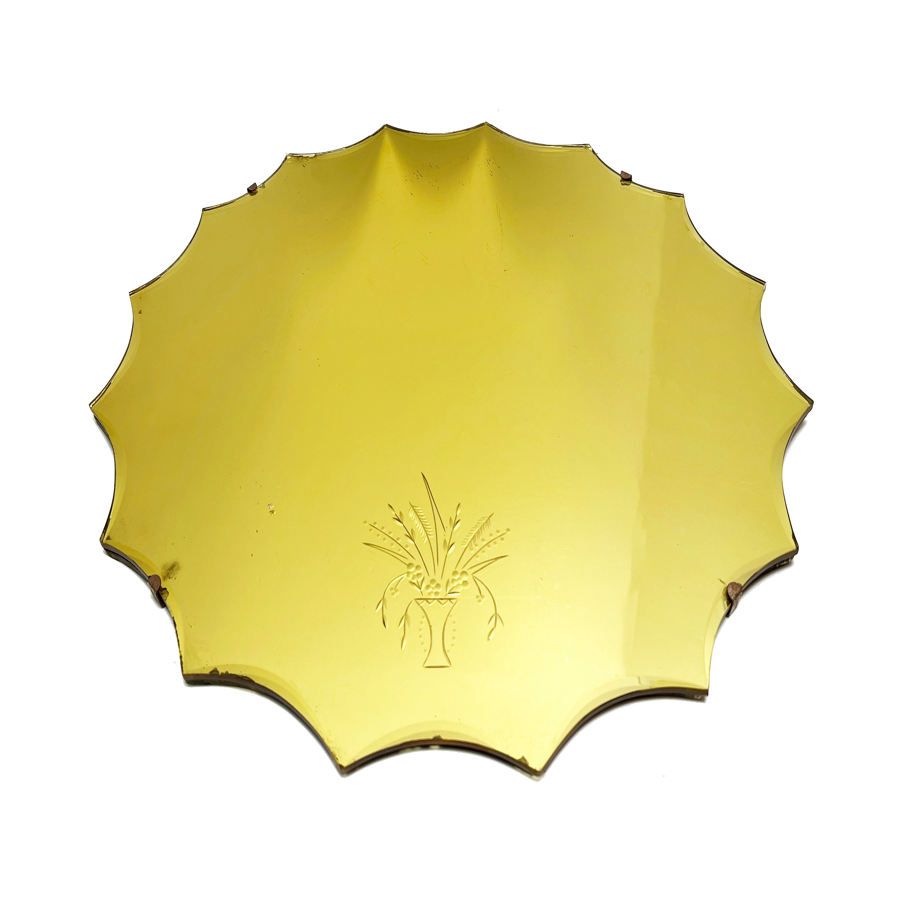 wall mirror / 昭和レトロ Vintage Circa 1980s Large the Bombay Company Ornate Gold