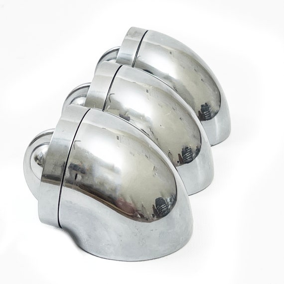 Vintage Bengt Ek Design Sleek Swiss Polished Aluminum Triple Timer
