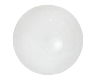 Mid Century Modern Round Hand Blown White Glass Globe Shade