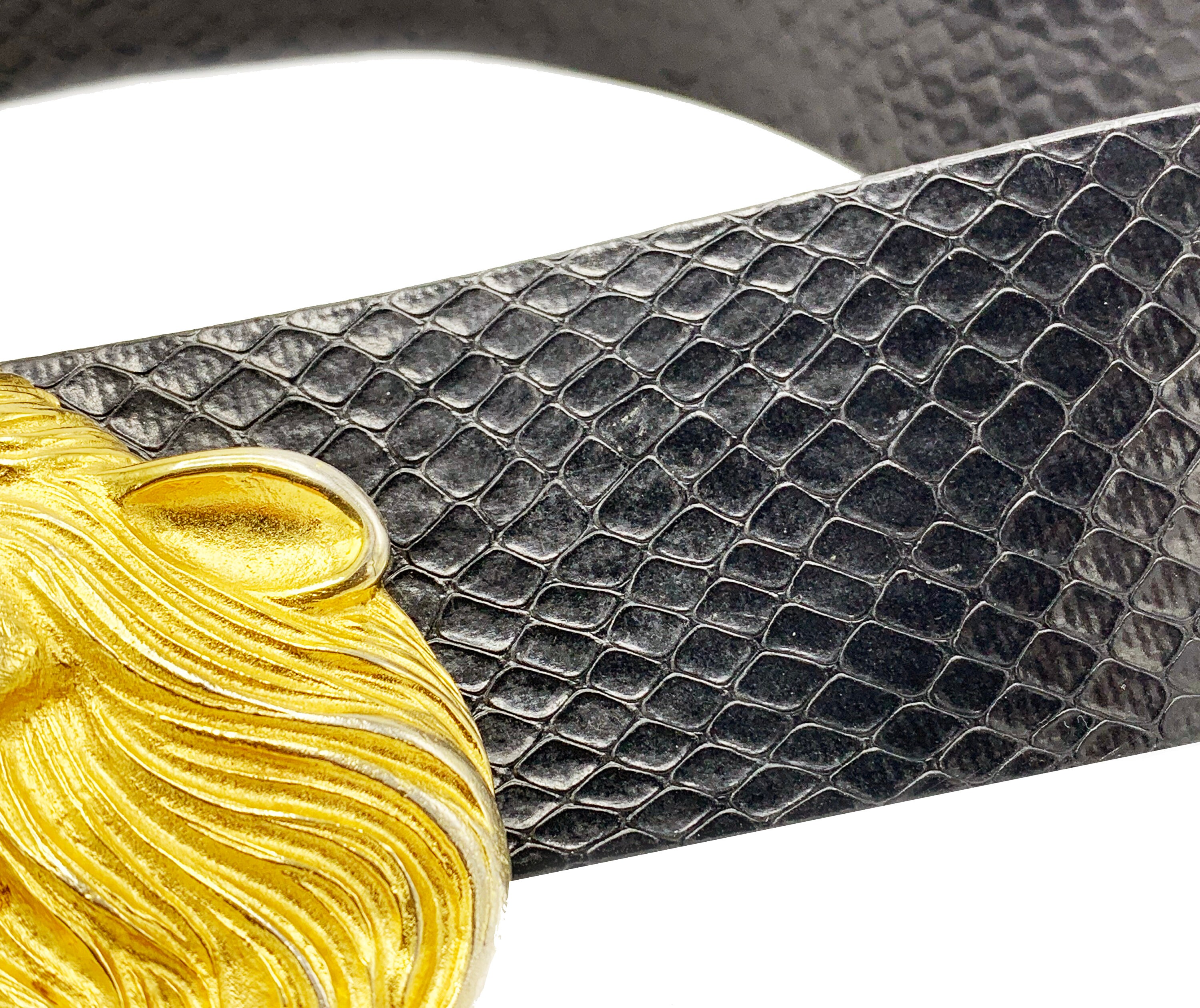 Vintage 90’s: High Speed ☻ Gold Letter Belt ☻ Bal Harbour Shops ☻ Black Leather il_fullxfull.3375424968_4bw3.jpg main image 2