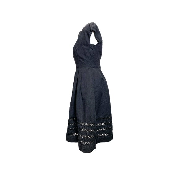 Elegant Fit & Flare Black Dress - image 2