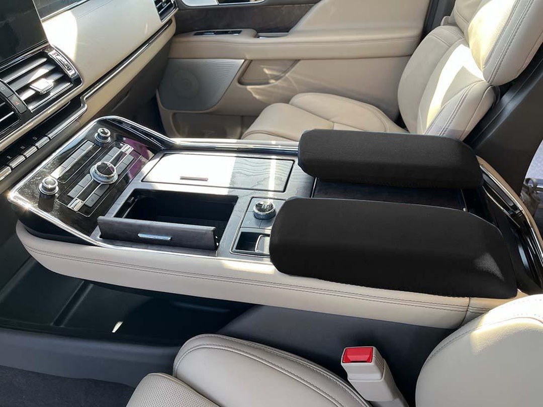 Designed to Fit Lincoln Navigator Both Front & Back Seat Consoles 20182024 Pair of Neoprene
