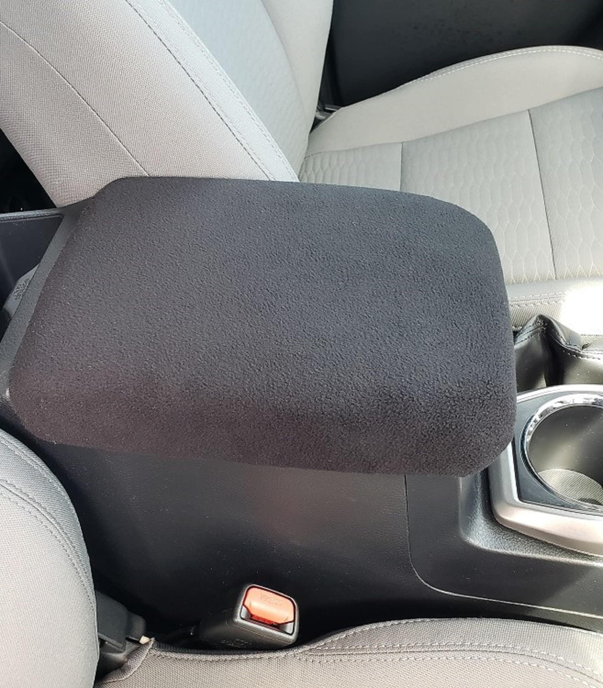  2 in 1 Car Armrest Box Booster Pad Tissue Holder, Leather Car  Center Console Cover, Arm Rest Cover for Car, Car Armrest Storage Box Cover  Mat, Center Console Lid, Car Interior