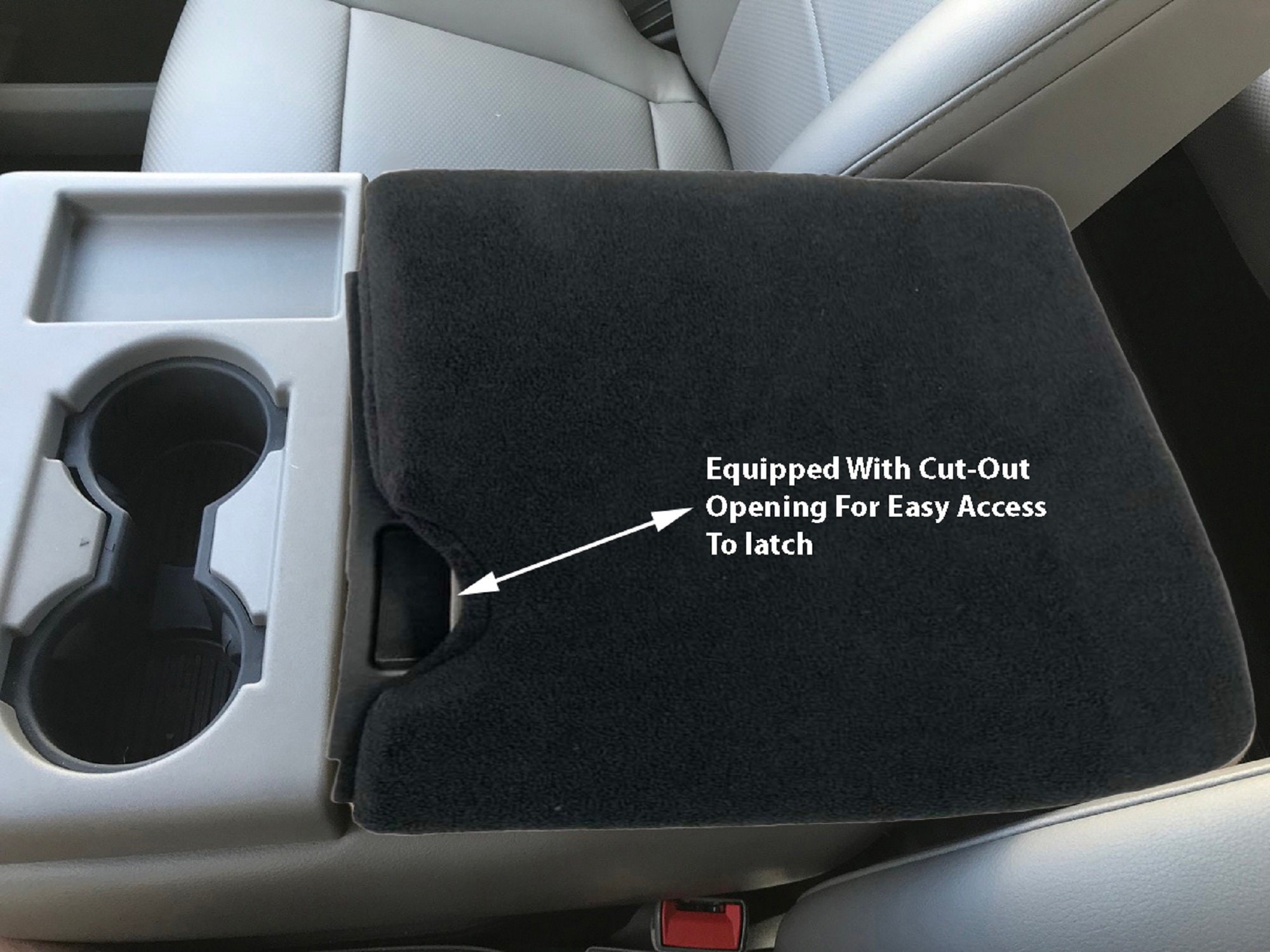 JDMCAR Copertura per bracciolo compatibile con Ford F150 Ford F150 in pelle PU 2021 2022 2023, accessori interni auto in pelle antigraffio personalizzata (solo console piano di lavoro