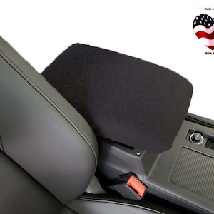 Designed for Audi Q8 2019-2024 Fleece Auto Armrest Center Console Cover Handmade in USA K1FL