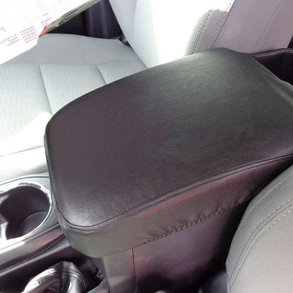 Designed for Toyota Sequoia 2007-2022 Faux Leather Center Armrest Console Cover Handmade in USA T1LEA