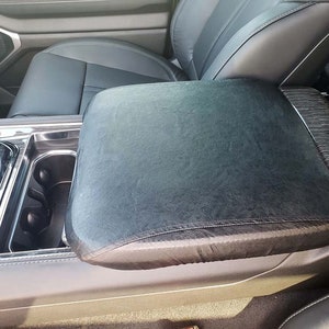 Designed for Jeep Wagoneer & Grand Wagoneer 2022-2025 BOTH Front and Back Seat Consoles Faux Leather Center Console Cover Made in USAC3L