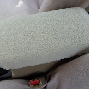 Designed for Acura MDX 2015-2019 Faux Sherpa Center Armrest Console Cover Handmade in USA