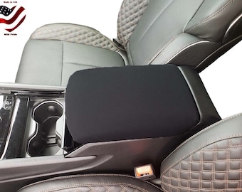 ELONN Black Neoprene Center Console Armrest Pad Cover for Jeep Renegade 2015 2016 2017 ELONN Black Neoprene Center Console Armrest Pad Cover for Jeep Renegade 2015 2016 2017