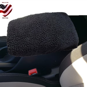 Designed for Audi Q3 2015-2019 Faux Sherpa Auto Armrest Center Console Cover Handmade in USA Y1S