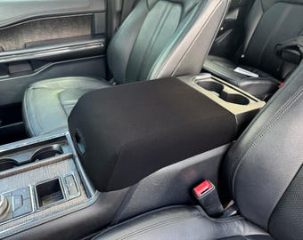 Designed to fit Ford Expedition 2018-2024 Neoprene Auto Armrest Center Console Cover Made in USA C1FON