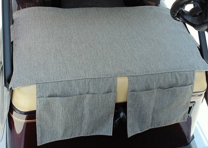 Golf Cart Seat Cover With Convenient Storage Pockets Fits EZGO Etsy