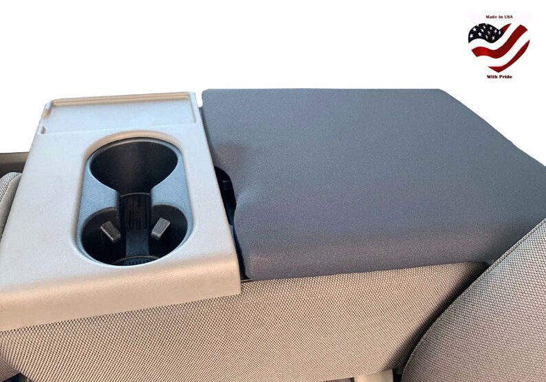 Designed to fit Ford F150 F250 with 40/20/40 Jump Seat 2014-2025 Neoprene Auto Armrest Center Console Cover Console Lid Made in USA F7NEO image 3