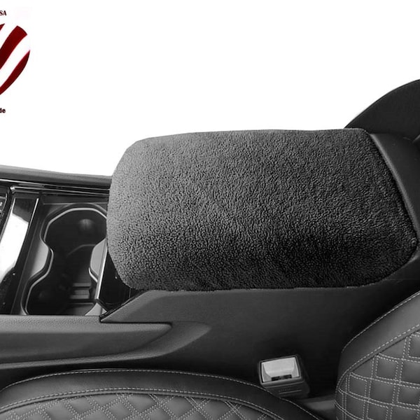 Designed for Jeep Grand Cherokee 2022-2024 Fleece Auto Armrest Center Console Cover Protector Handcrafted in USA X1