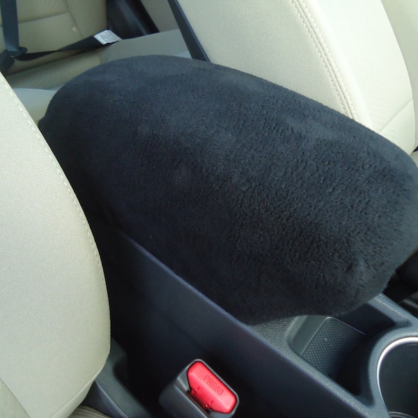 Designeded to fit Hyundai Elantra 2014-2016 Fleece Auto Armrest Center Console Cover Handmade in USA HU1