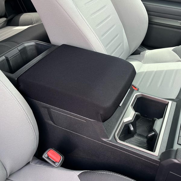 Designed to fit Toyota Tacoma 2024-2026 Neoprene Auto Armrest Center Console Cover Handmade in USA T6TC NEO