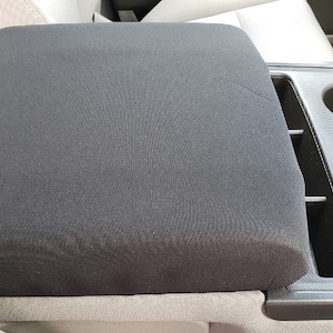 Fits Chevy and GMC Trucks 2014-2018 40/20/40 Jump Seat Models Neoprene Center Console Cover for Triple Cup Holder Console Image Shown C3O