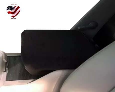 Center Console Armrest Cover In Gray Vinyl Leather For 2007-2016 GMC Acadia & Enclave