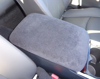 Beige Center Console Armrest Cover For Ford Edge 2011-2020 - PU Leather Lid Cover