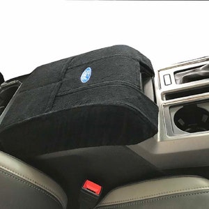 Fits Ford F150 F250 2014-2024 Officially Licensed Ford Embroidered Console Cover for Fixed Center Console Shown C1FOSA