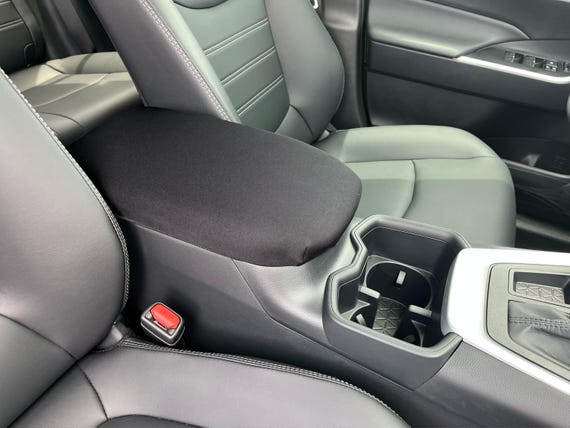 Lederen Auto Armsteun Box Pad voor Toyota RAV4 Hybrid 2019-2024