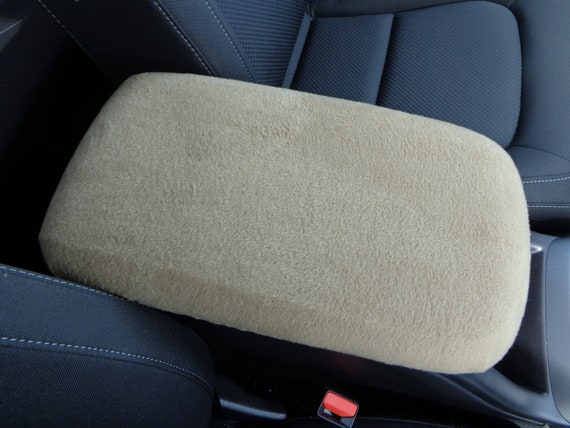 Your Console Should Match Console Lid Shown Made in USA Car Console Covers Plus Fits Ford F150 F250 2015-2019 Fleece Armrest Cover for Center Console Lid with Latch Opening