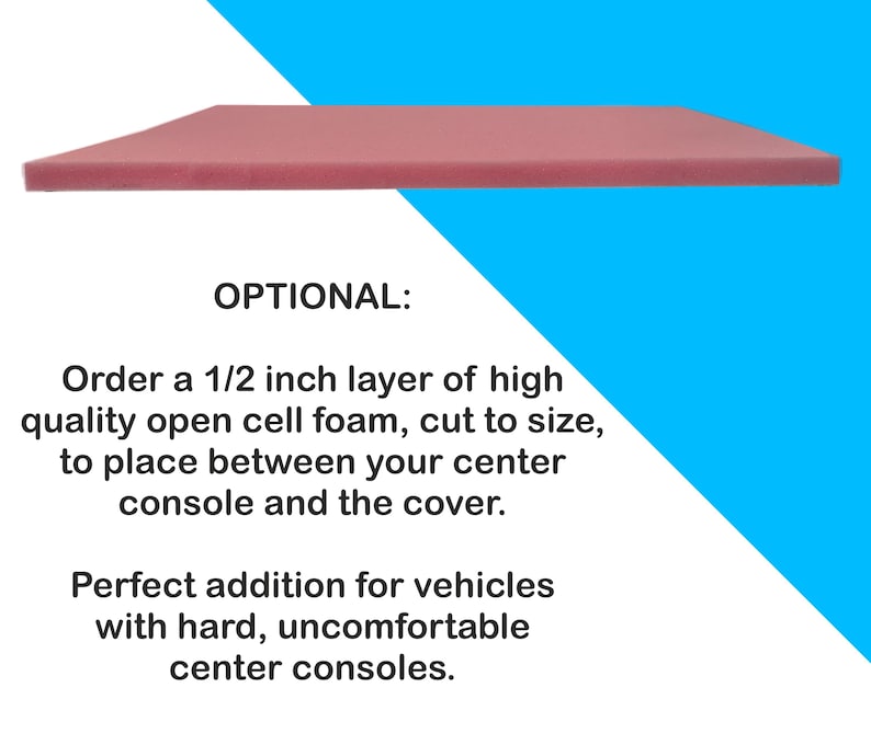 Designed to fit Honda CRV 2017-2022 Neoprene Center Armrest Console Cover Handmade in USA X1Plus: The Slider will not work this cover Added 1/2in Foam Pad