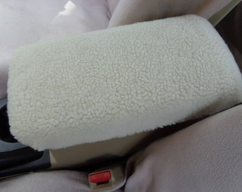 Fits Lincoln MKC 2016-2019 Faux Sherpa Center Armrest Console Lid Cover will Protect New or Restore Worn Out Consoles Z1S