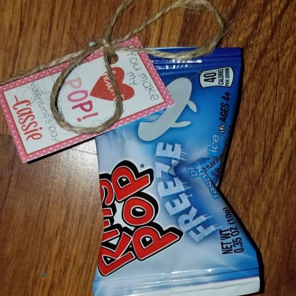 Ring Pop Tags, Valentine's Day Cards