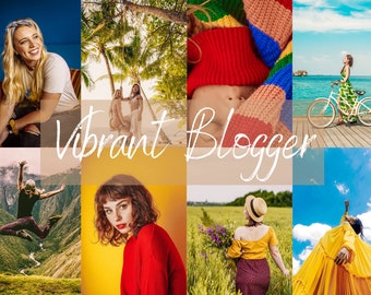 VIBRANT True Color Preset Lightroom Mobile & Desktop Preset no filter lightroom filters Preset Colorful Pre sets presets spring bloggers