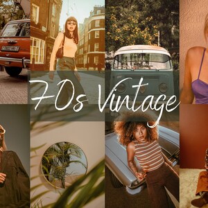 20 VINTAGE presets Lightroom mobile & desktop presets lightroom brown filters retro aesethic presets, preset lightroom mobile bundle travel
