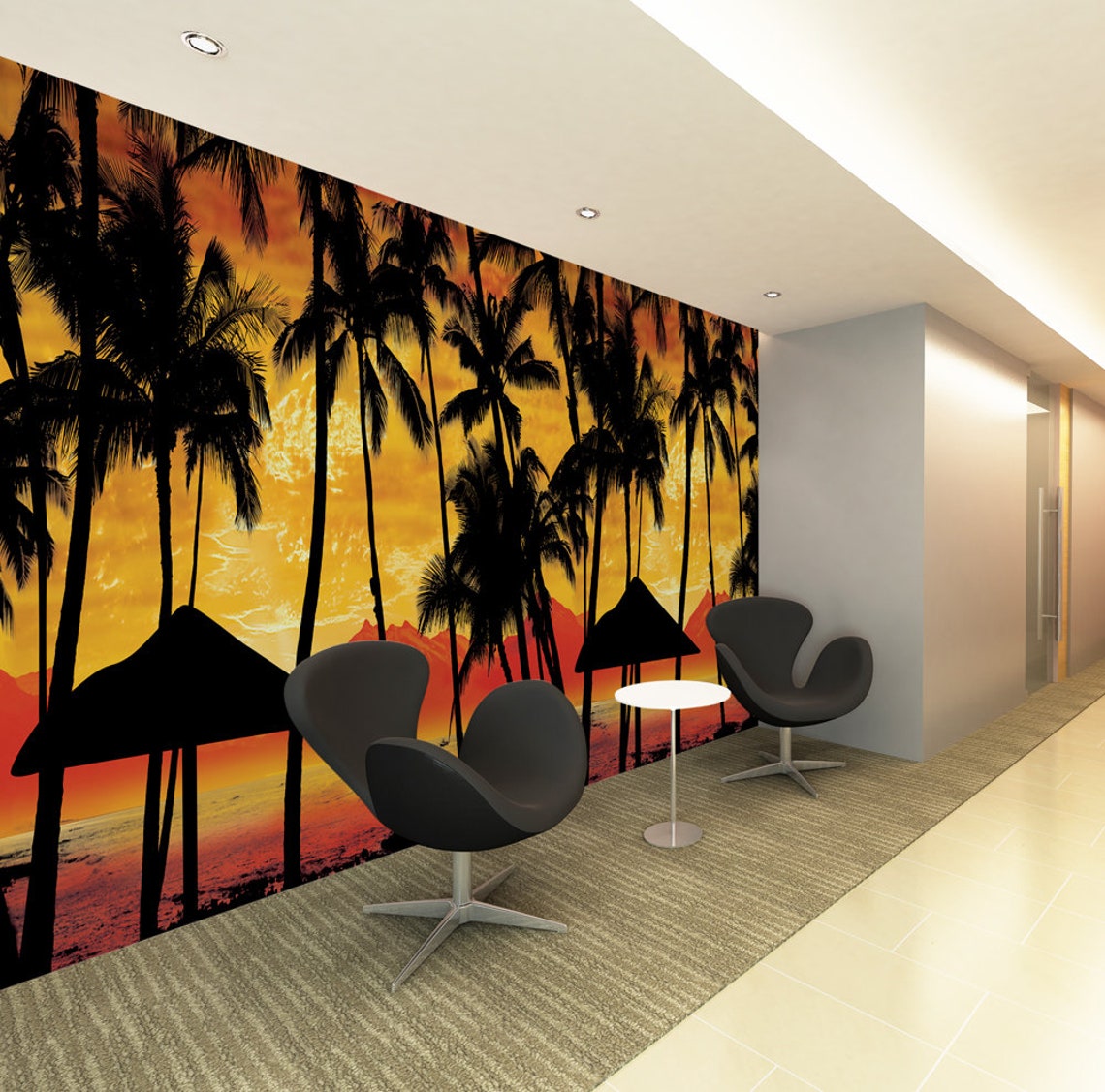 JP London SCARFACE SUNSET MD4184NW Commerical Grade Wallpaper | Etsy