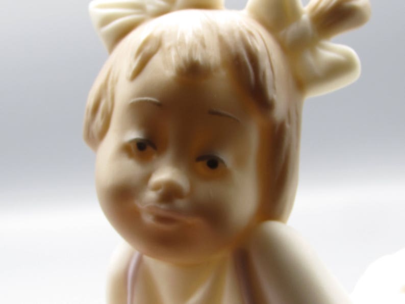 Golden Memories by Lladro All Done Little Girl Not Hungry Figurine Lladro Toddler Porcelain Figurine