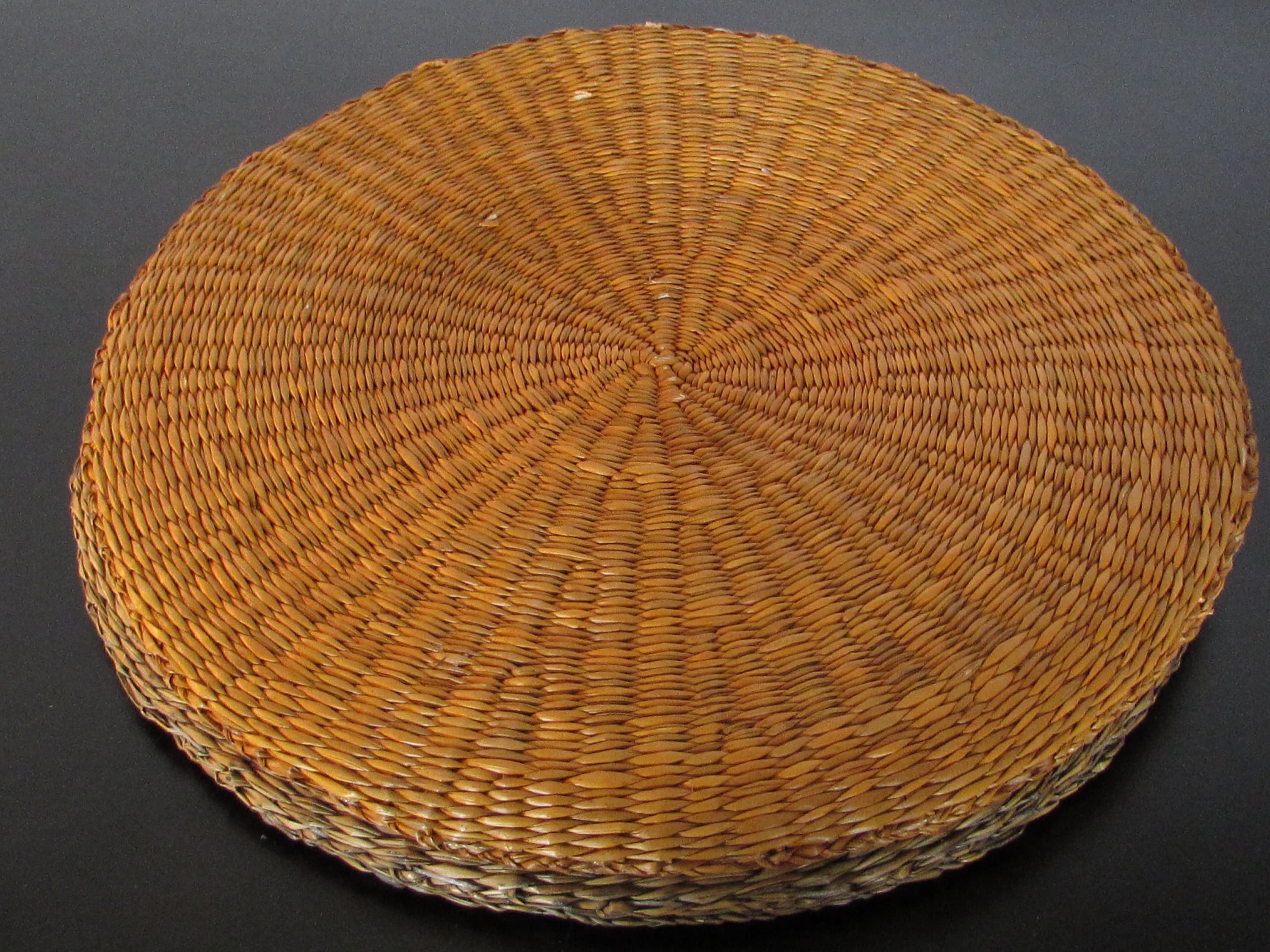 Thick Woven Rattan Place Mats Set of 2 Handcrafted Wicker Etsy